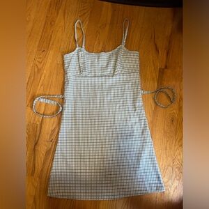 John Galt green gingham dress